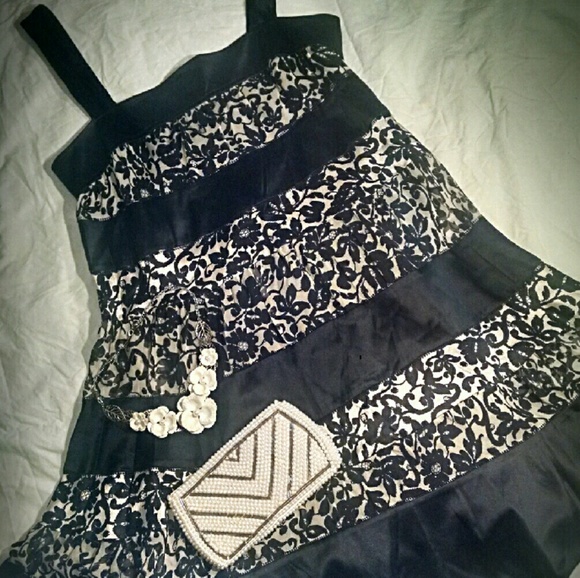 Black Floral Dress