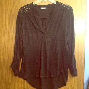 3/4 roll up sleeve Top