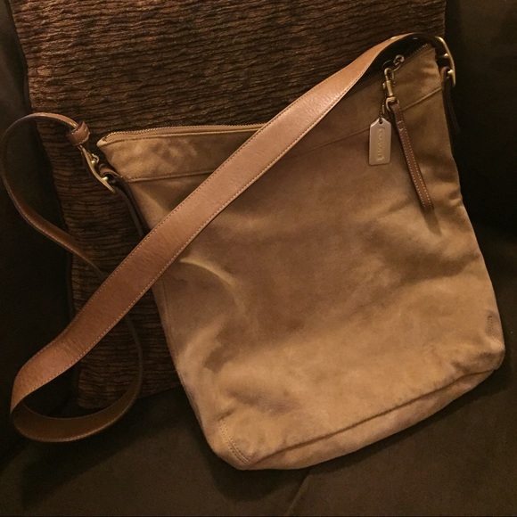 Coach messenger bag tan Clearance