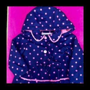 Girls London  Fog Jacket  with hood
Size 4T