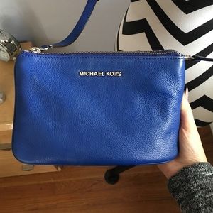 Blue Michael kors bag