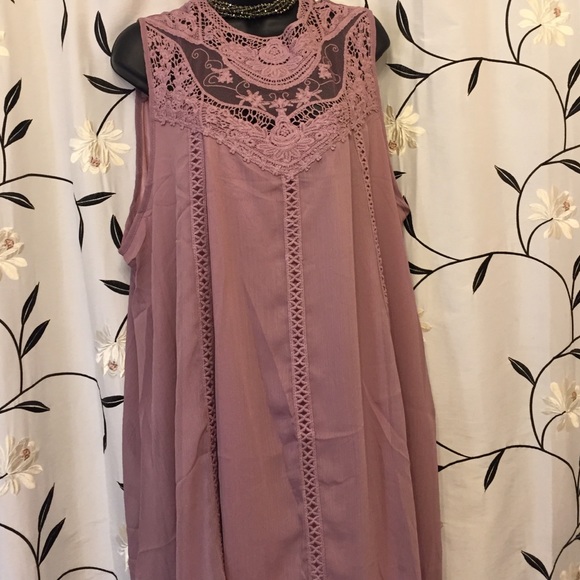 🎉3X Soft Pink A-line Holiday Dress - Picture 4 of 4