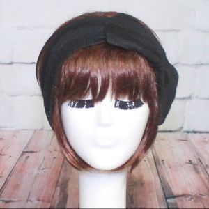 Striped headband bow