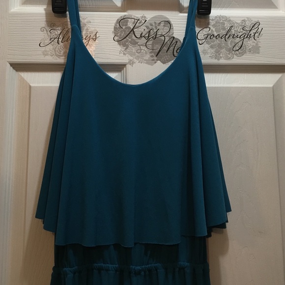 Teal Jumpsuit - Picture 3 of 4