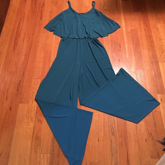 Teal Jumpsuit - Picture 4 of 4