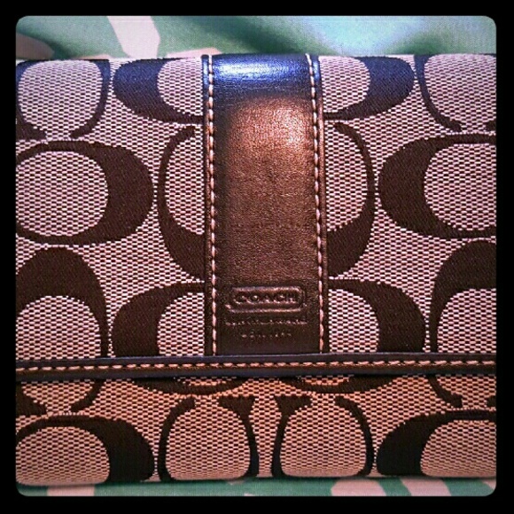 Black coach wallet