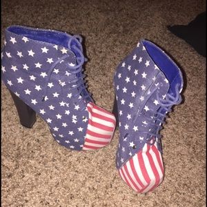 American Flag Booties