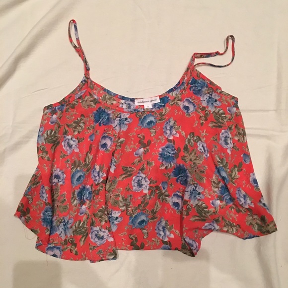 Floral crop top