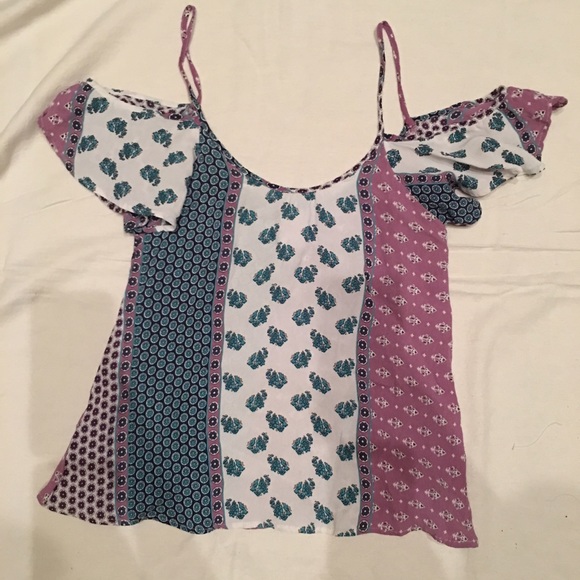 Off the shoulder boho top