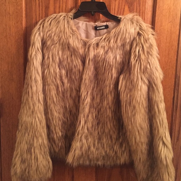Faux fur jacket