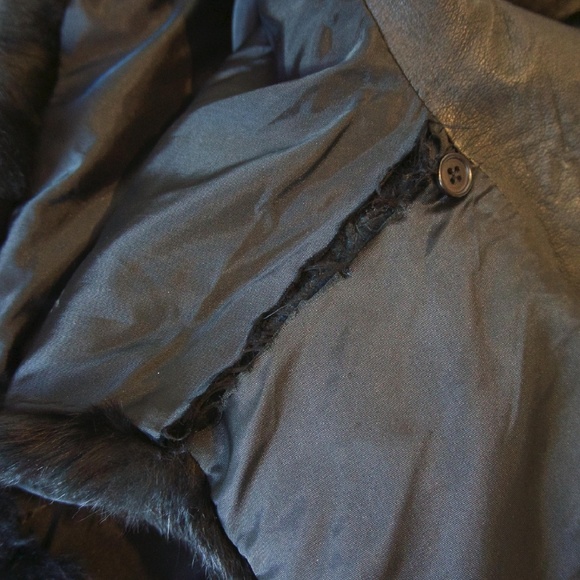 Black Faux Fur Vest - Picture 3 of 4