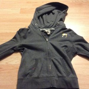 Super light  pink zip up hoodie