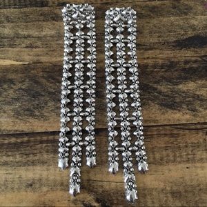 Set of 2 pairs of liquid metal earrings