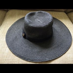 GOORIN BROTHERS Women's Black Floppy Hat Large L