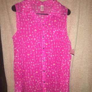 🎉SALE🎉Sheer multi colored top