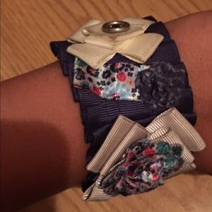 Beautiful ribbon bracelet!