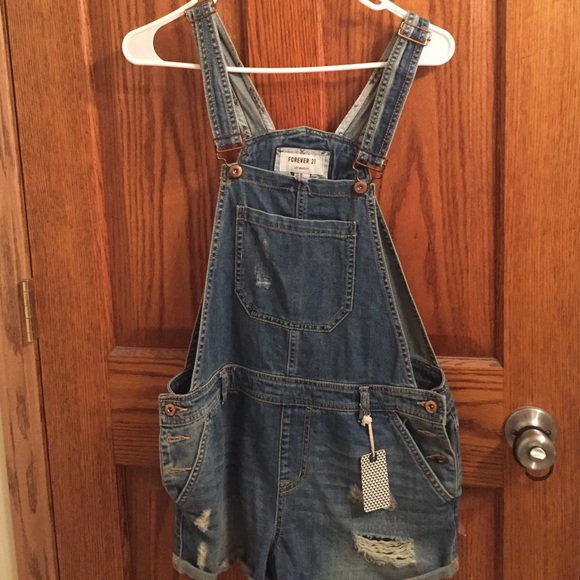 Denim overalls