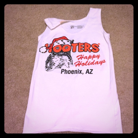 Tops - Limited addition Happy Holidays Hooters Tank top!