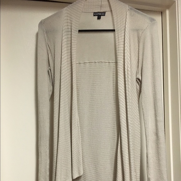 Express tan cardigan