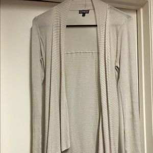 Express tan cardigan