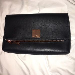 Black Ted baker clutch shoulder bag