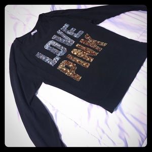 Small sequin Pink shirt