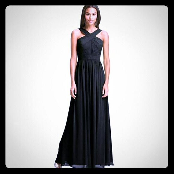 Black bridesmaid dress