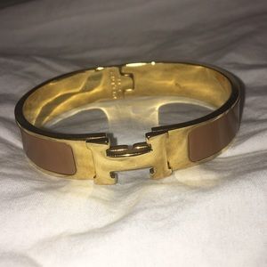Hermes H Enamel bracelet