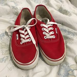 Red Vans