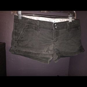 Black American Eagle short shorts.