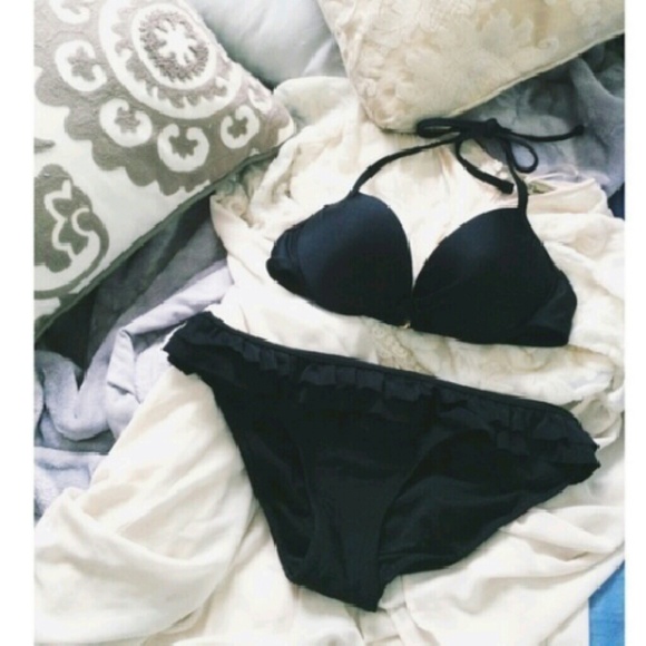 Black on black bikini