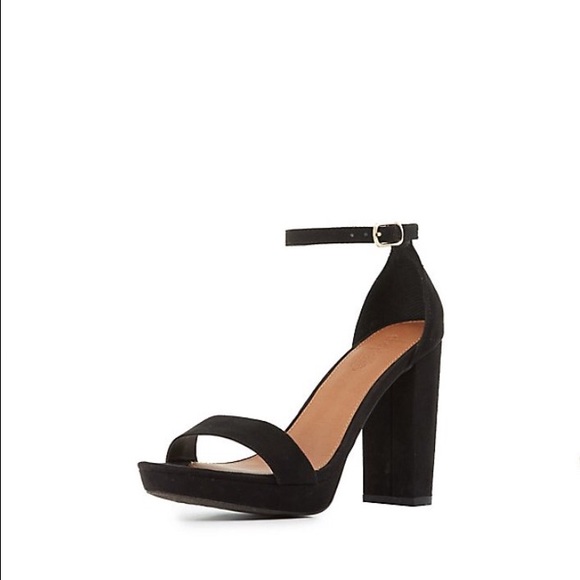 Chunky Suede Heel