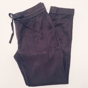 Loft Fluid Utility Jogger Pants in Classic Grey