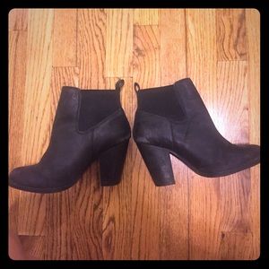 Lucky leather black ankle boots size 37/7