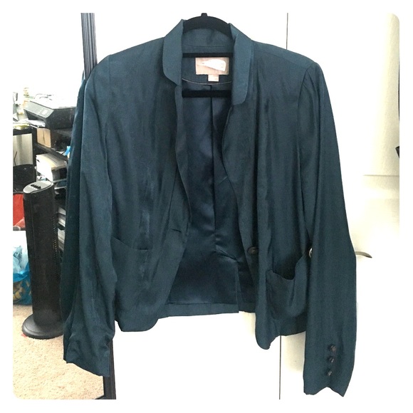 Teal blazer Forever 21