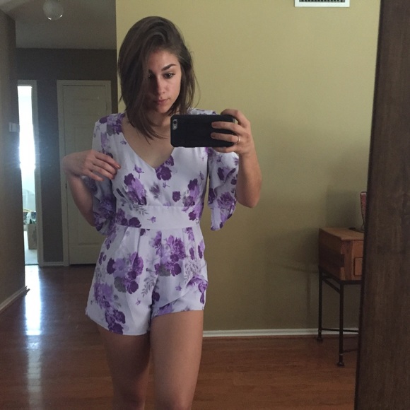 Lavender Romper