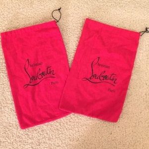 Authentic Christian Louboutin dust bags