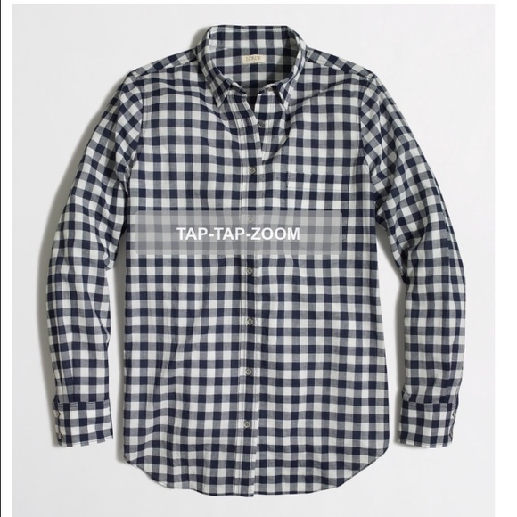 Gingham classic button down shirt