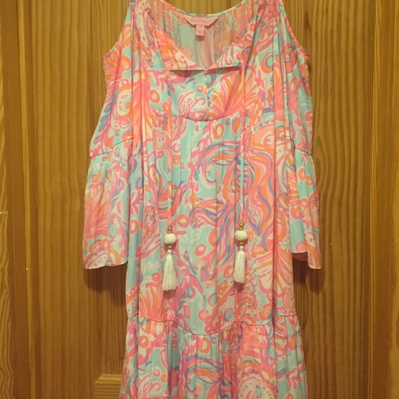 NWOT Lilly Pulitzer Alanna Dress Too Much Bubbly