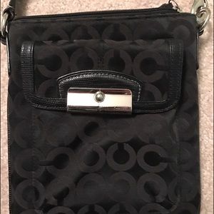 Black coach cross body