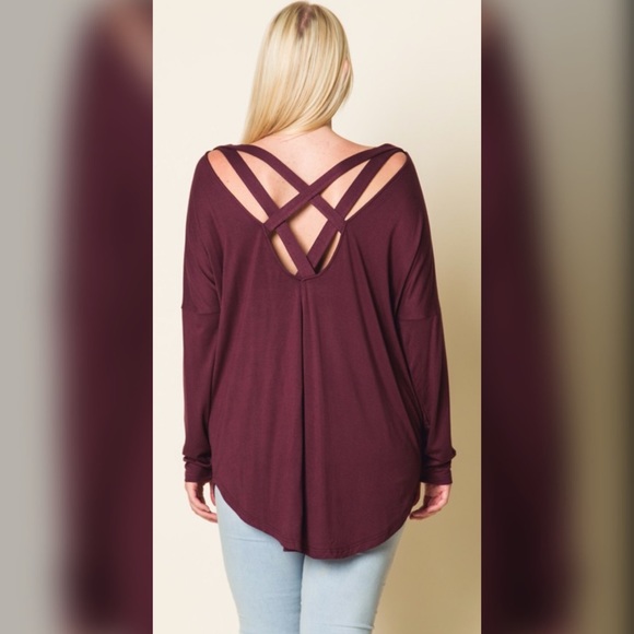 ✅BIG SALE✅CRISSCROSS TOP-ONE LEFT!! - Picture 3 of 4