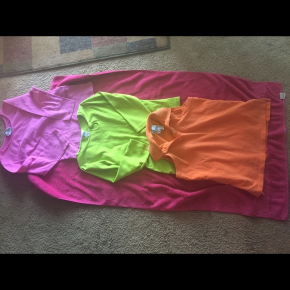 3 Lilly Pulitzer shirts medium :pink green