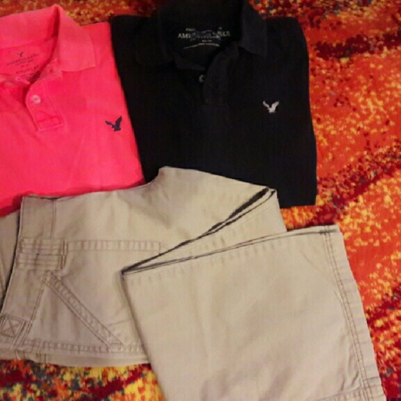 American Eagle Collared Polo Shirts