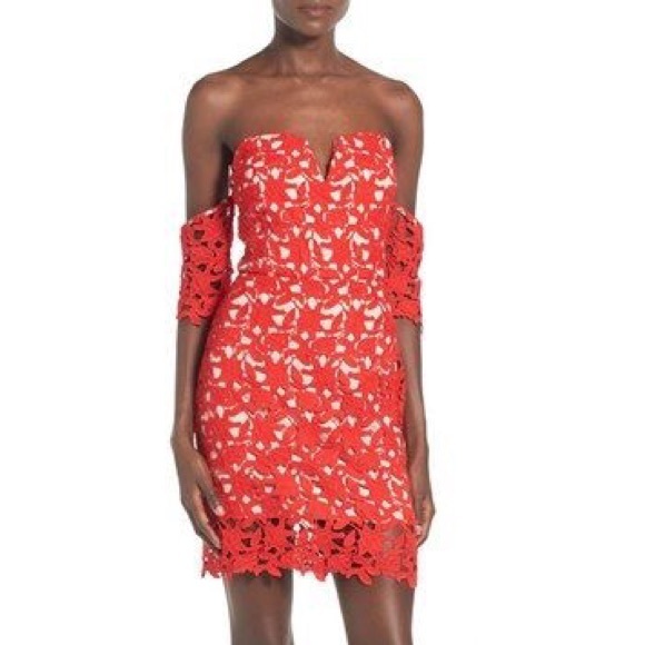 J.O.A. red dress. NWOT - Picture 5 of 6