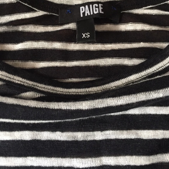 PAIGE STRIPED SCOOPBACK TANK - Picture 2 of 2