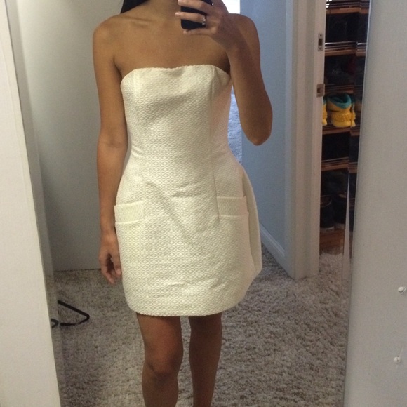 Dress perfect for brides to be .