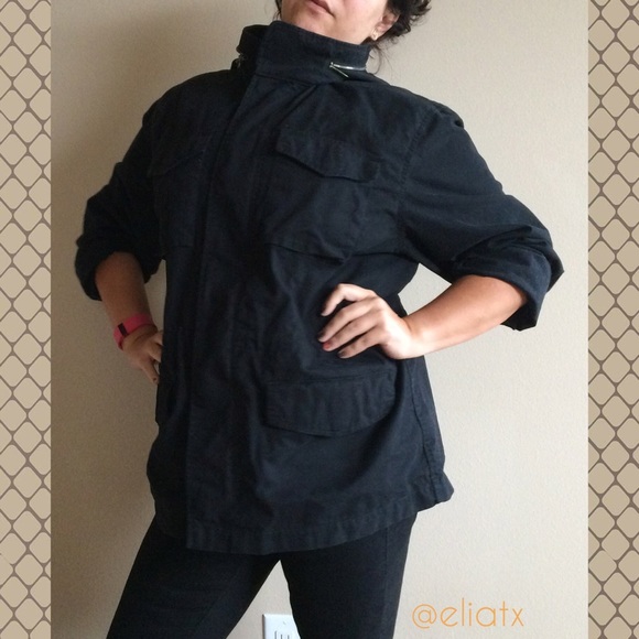 Black utility jacket