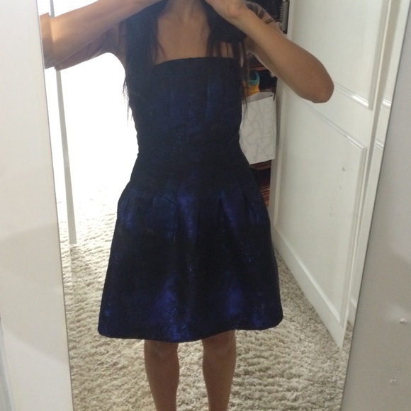 H and m strapless occasion dress