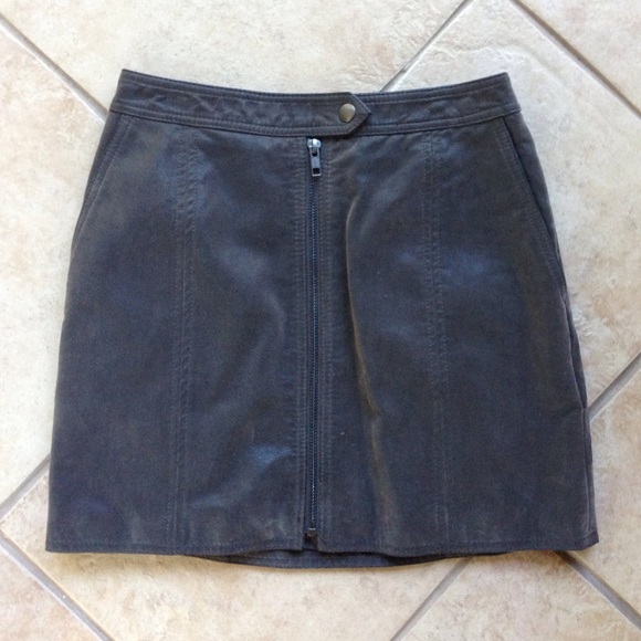 Free People Faux Leather Skirt