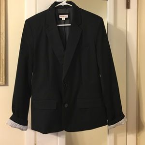 Black Merona blazer size 14